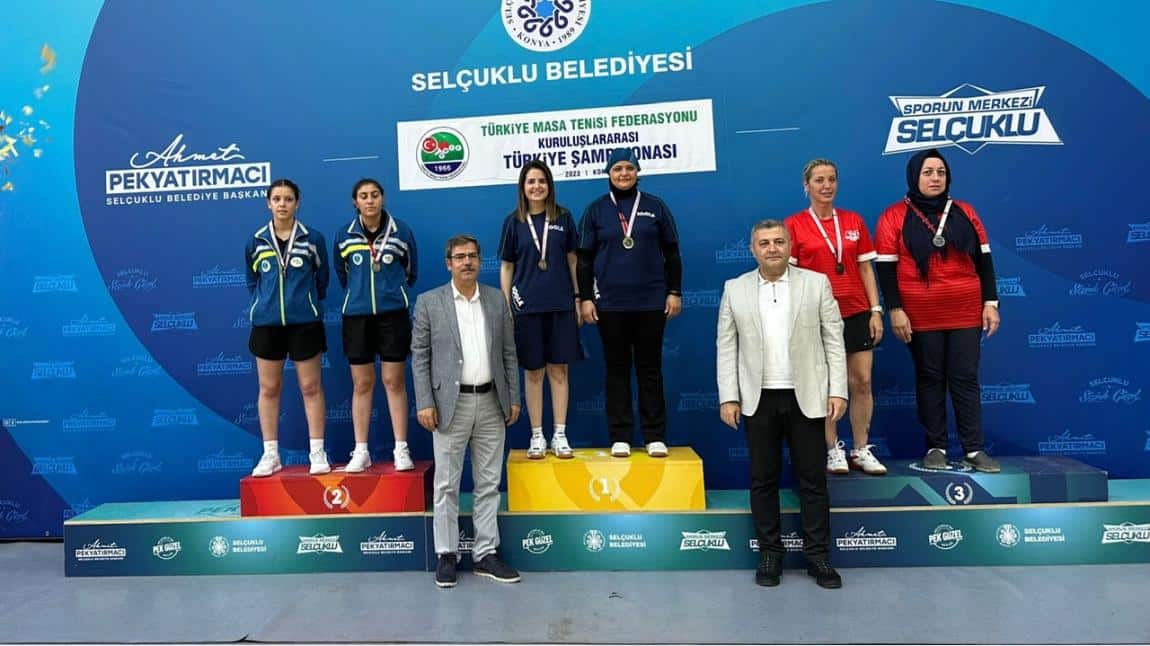 Masa Tenisi Takımımız Türkiye Şampiyonu...
